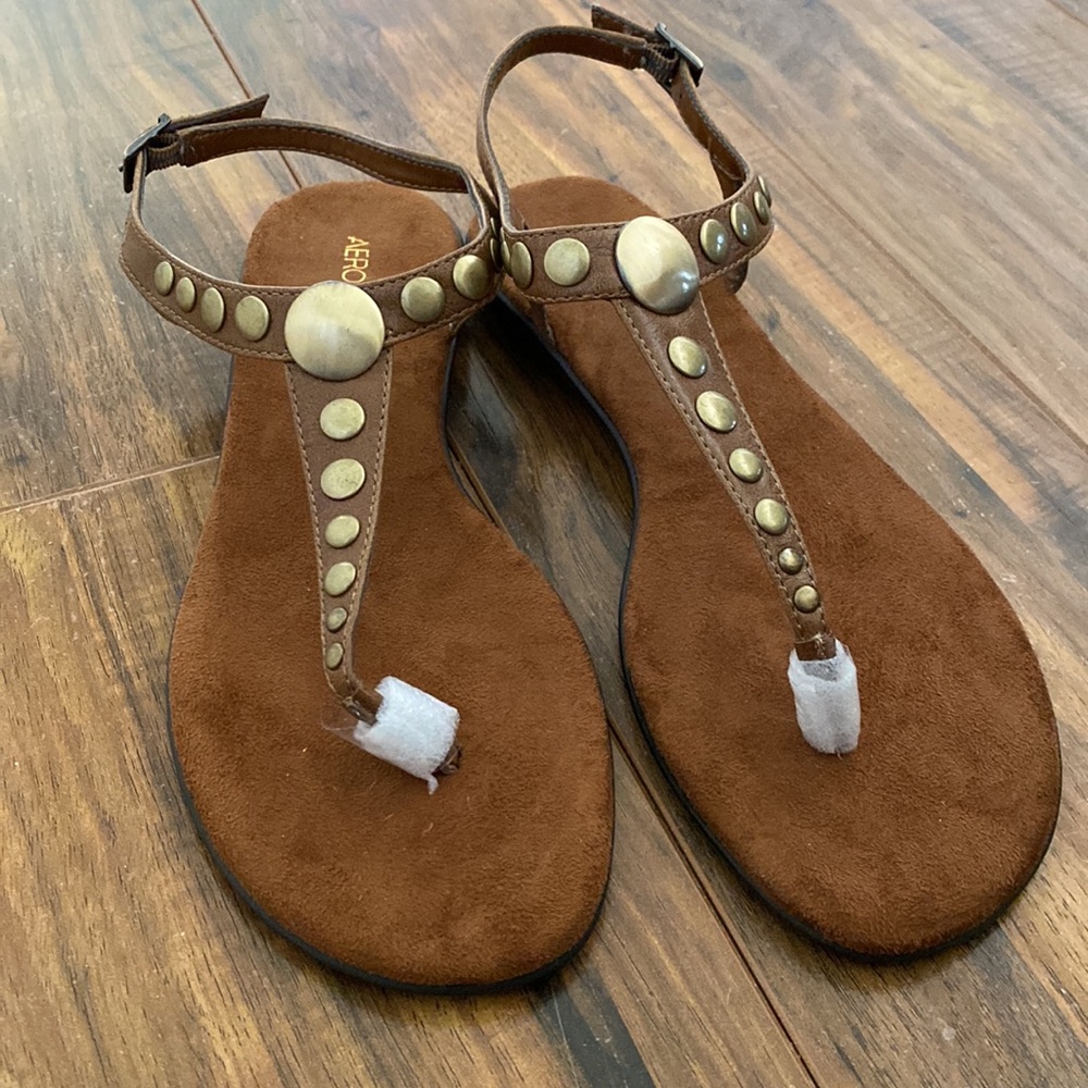 Aeropostale NEW Sling Back Thong Sandal Size 10M